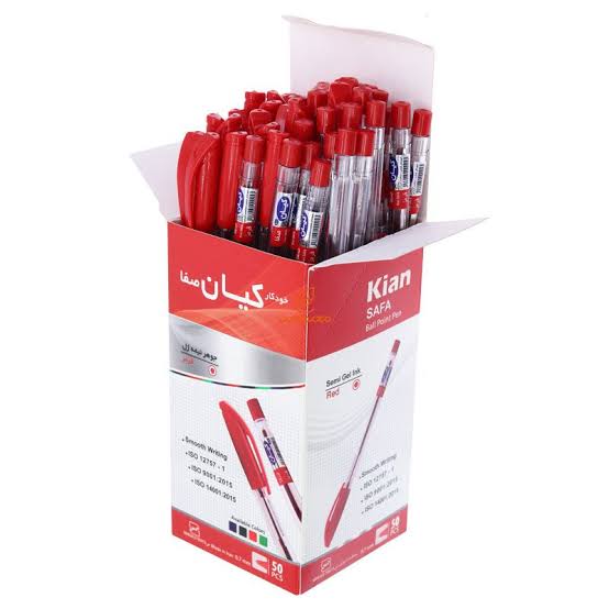 خودکار قرمز کیان 1میلیمتر